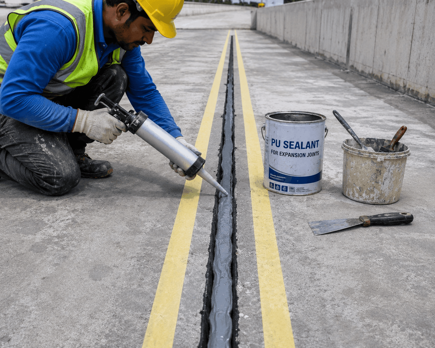 Expansion joint treatment
