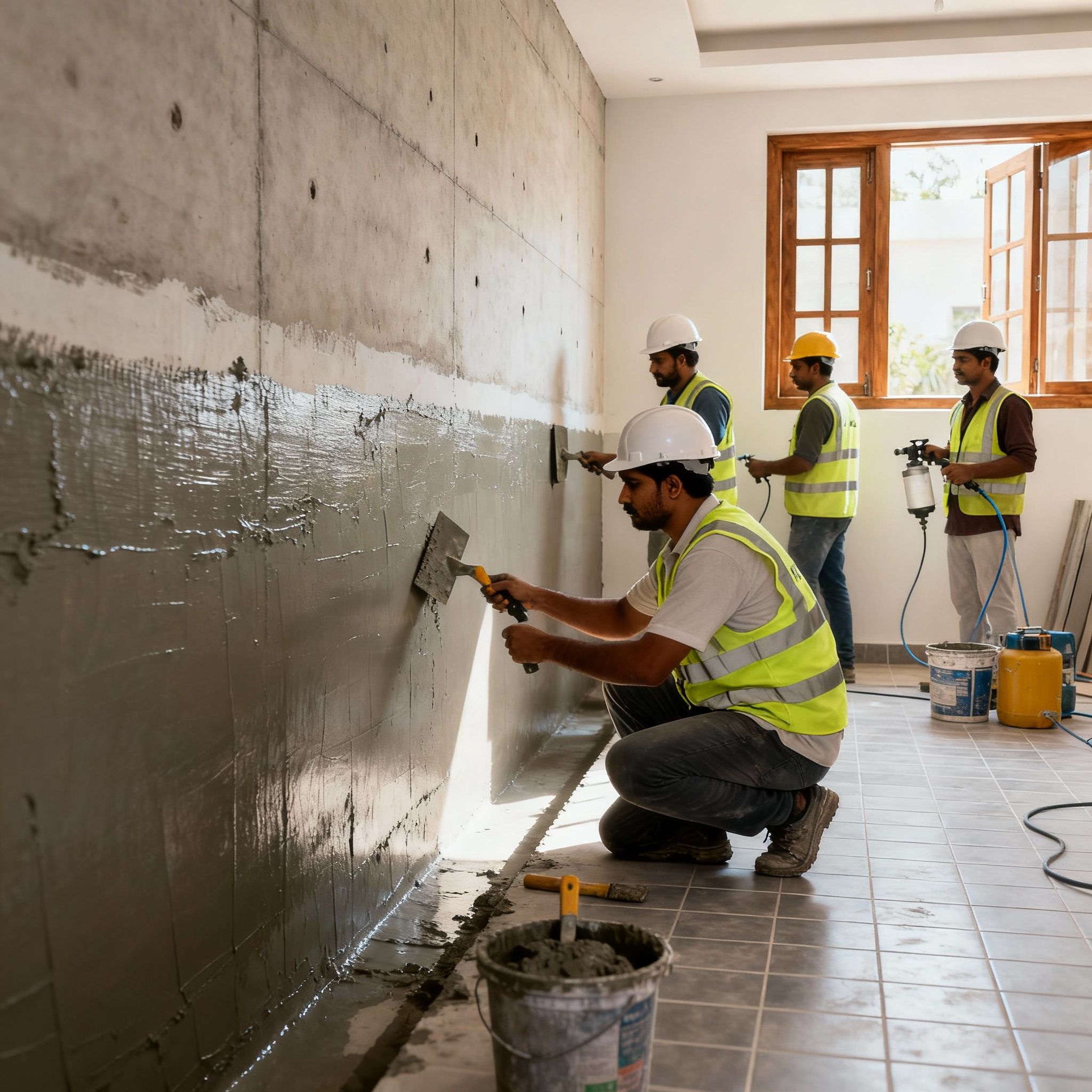 Waterproofing background