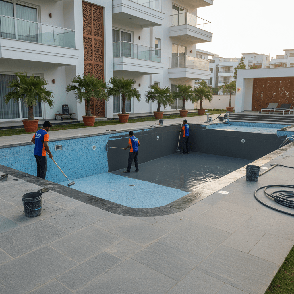 Waterproofing background