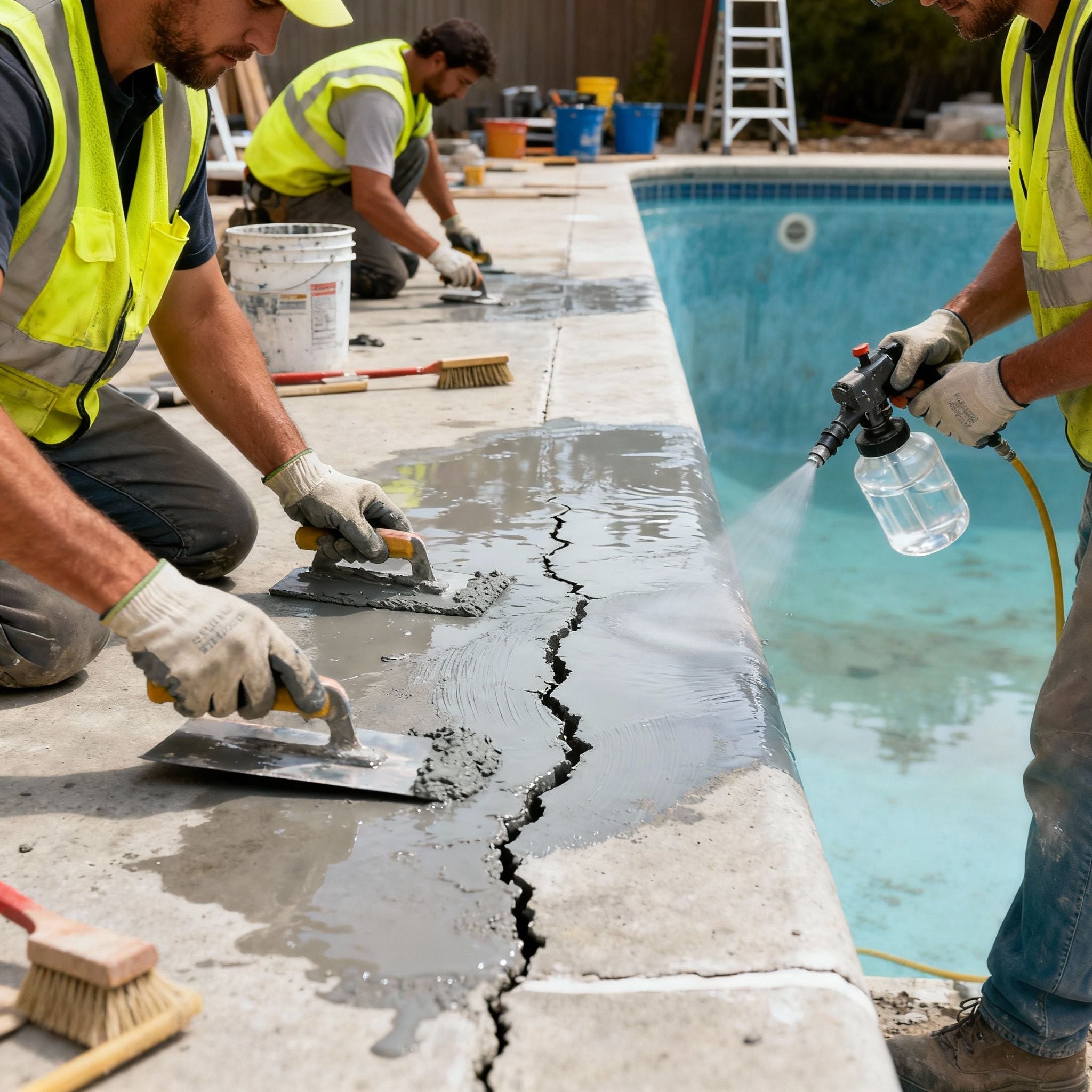 Pool leak Repair